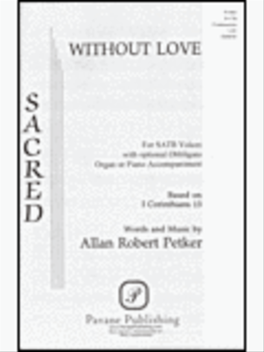 Without Love Without Love 4-Part scores gallery preview page 1