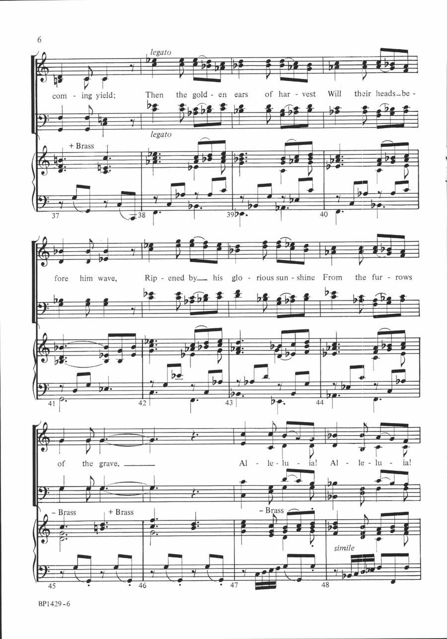 Hymn of Gladness Hymn of Gladness 4-Part scores gallery preview page 5