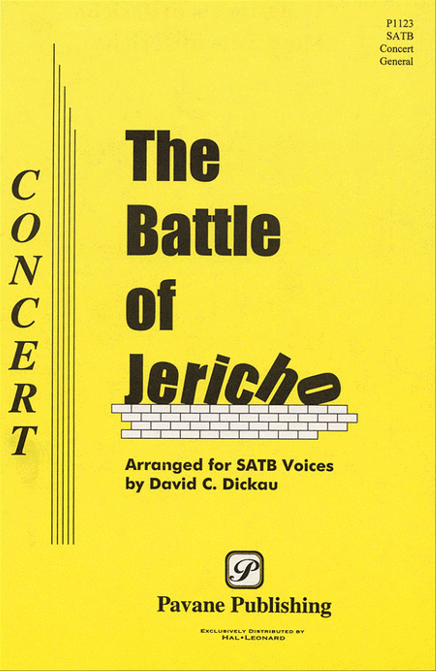 The Battle of Jericho The Battle of Jericho 4-Part scores gallery preview page 1