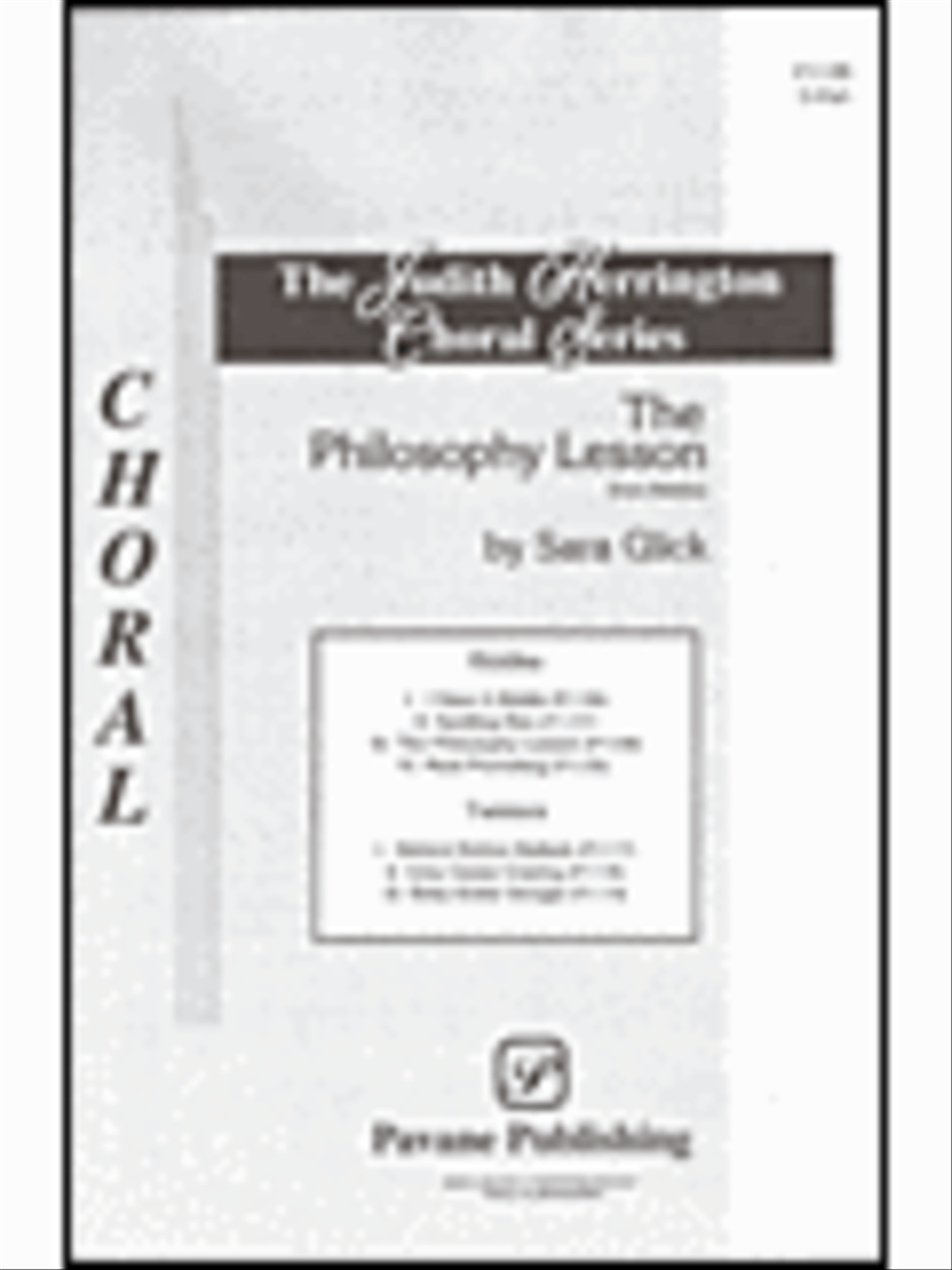 The Philosophy Lesson The Philosophy Lesson 2-Part scores gallery preview page 1