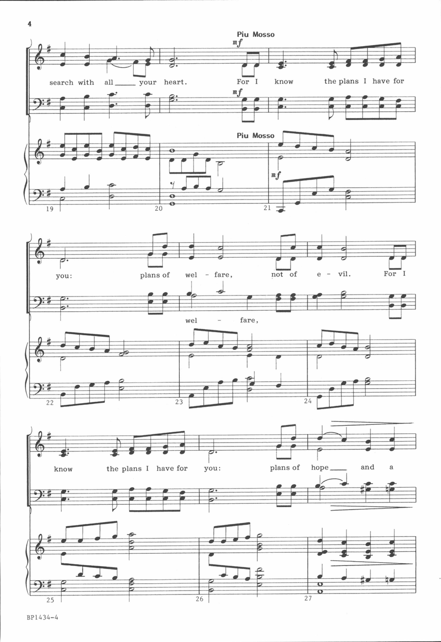 If You Search with All Your Heart - Courtney 4-Part scores gallery preview page 4