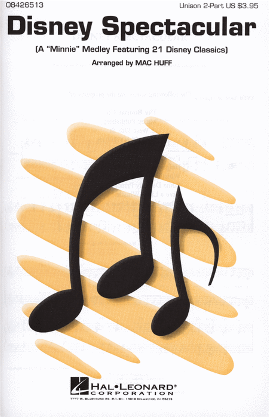 Disney Spectacular (Medley) Unison Choir scores gallery preview page 1
