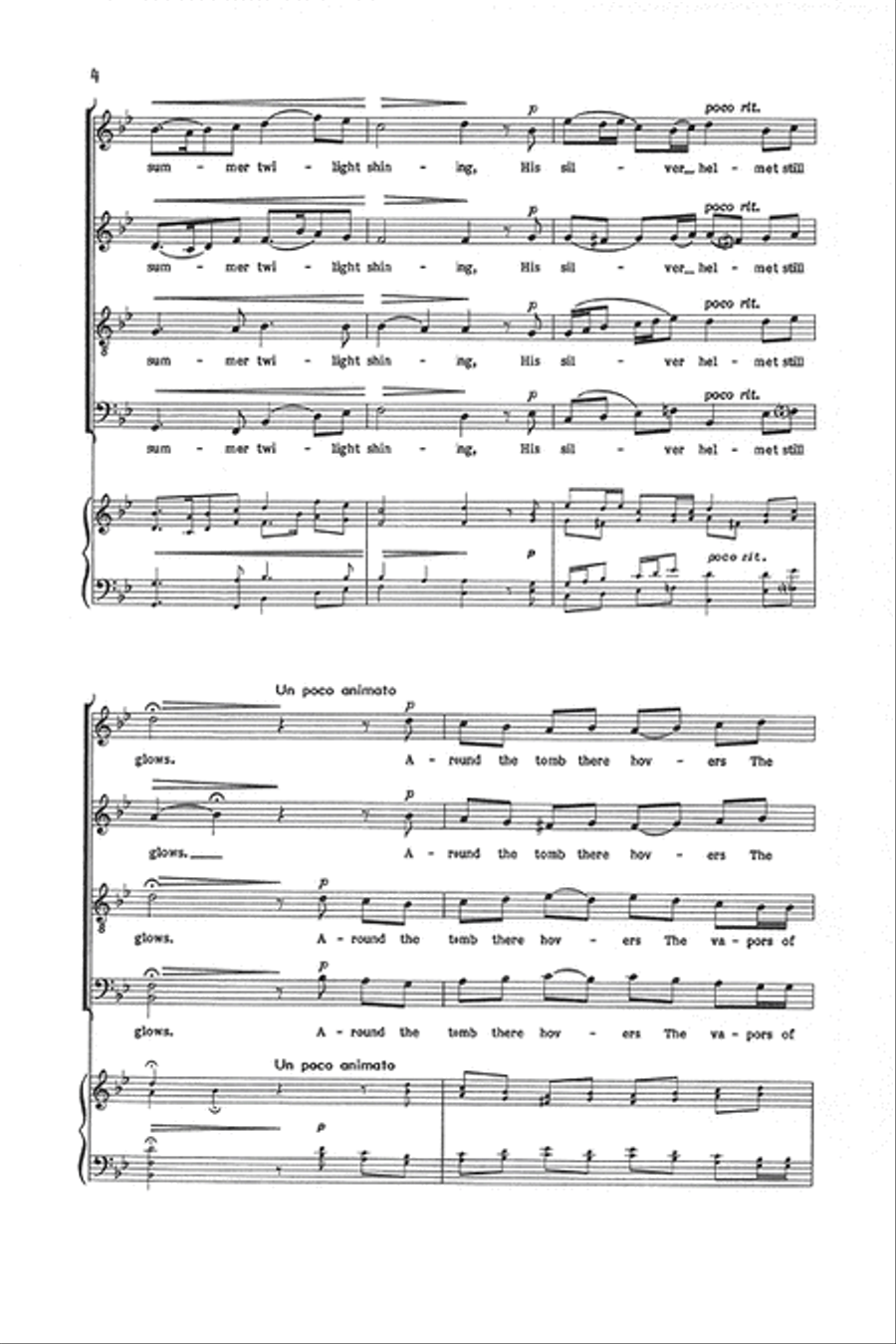 King Lily of the Valley King Lily of the Valley 4-Part scores gallery preview page 4