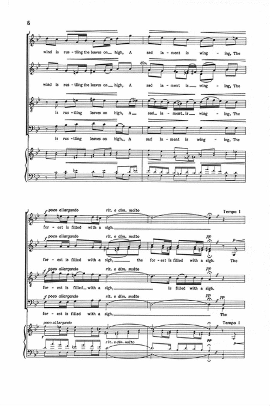 King Lily of the Valley King Lily of the Valley 4-Part scores gallery preview page 6
