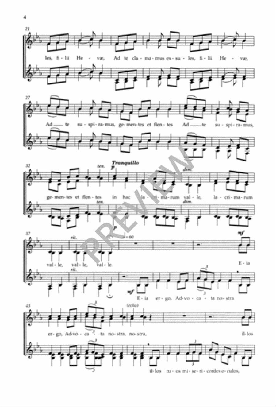 Salve Regina (SSAA) Salve Regina (SSAA) SSAA scores gallery preview page 5