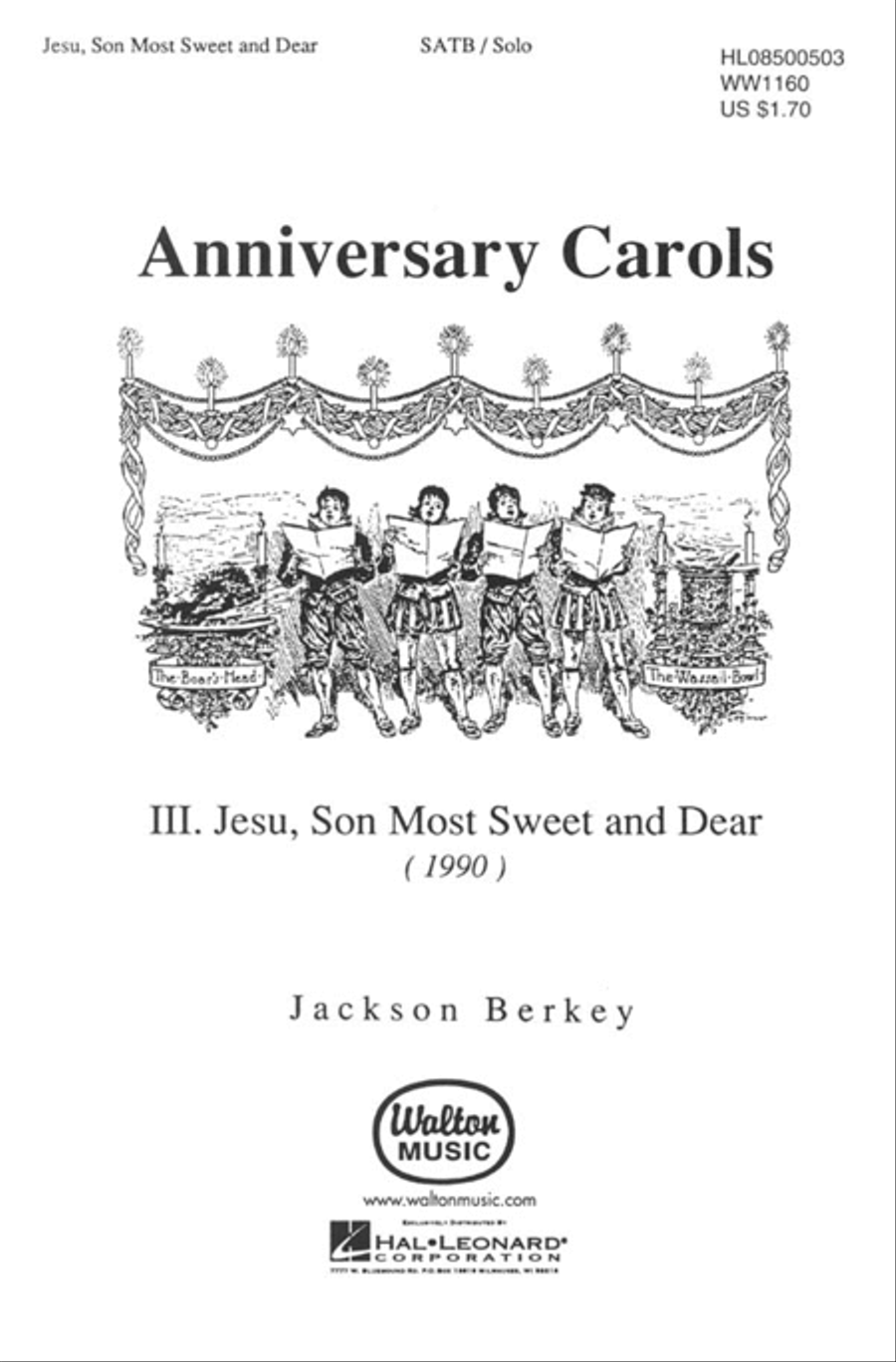 Jesu, Son Most Sweet and Dear 4-Part scores gallery preview page 1