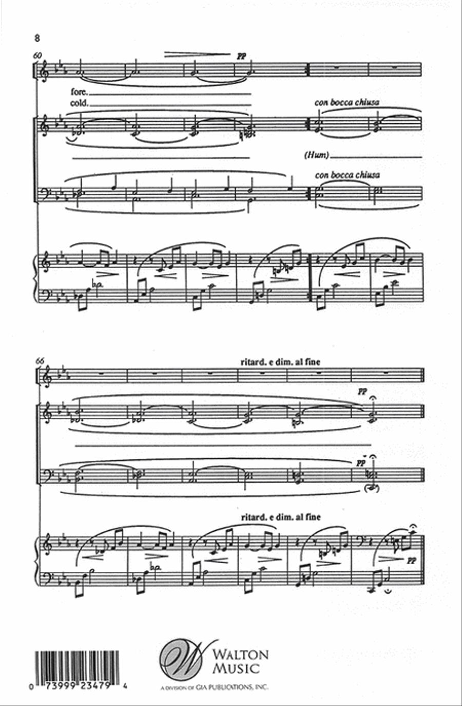 Jesu, Son Most Sweet and Dear 4-Part scores gallery preview page 7