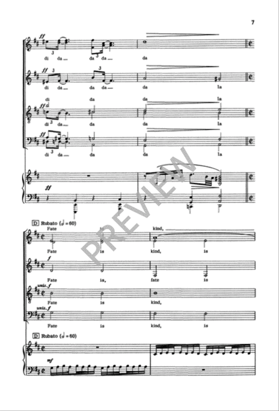 When You Wish Upon a Star (Vocal Score) Divisi scores gallery preview page 7