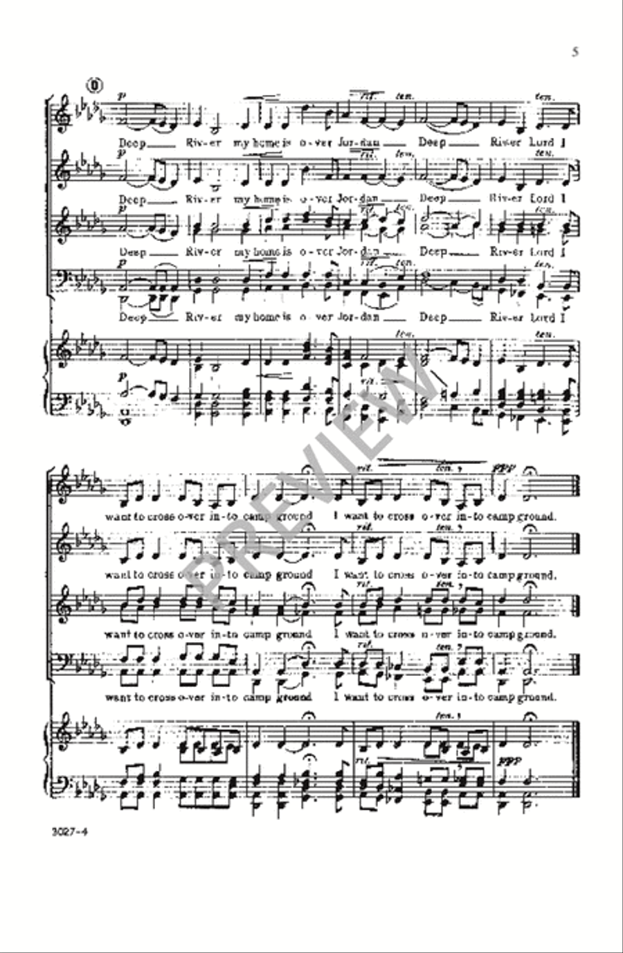 Deep River Deep River Choir scores gallery preview page 6