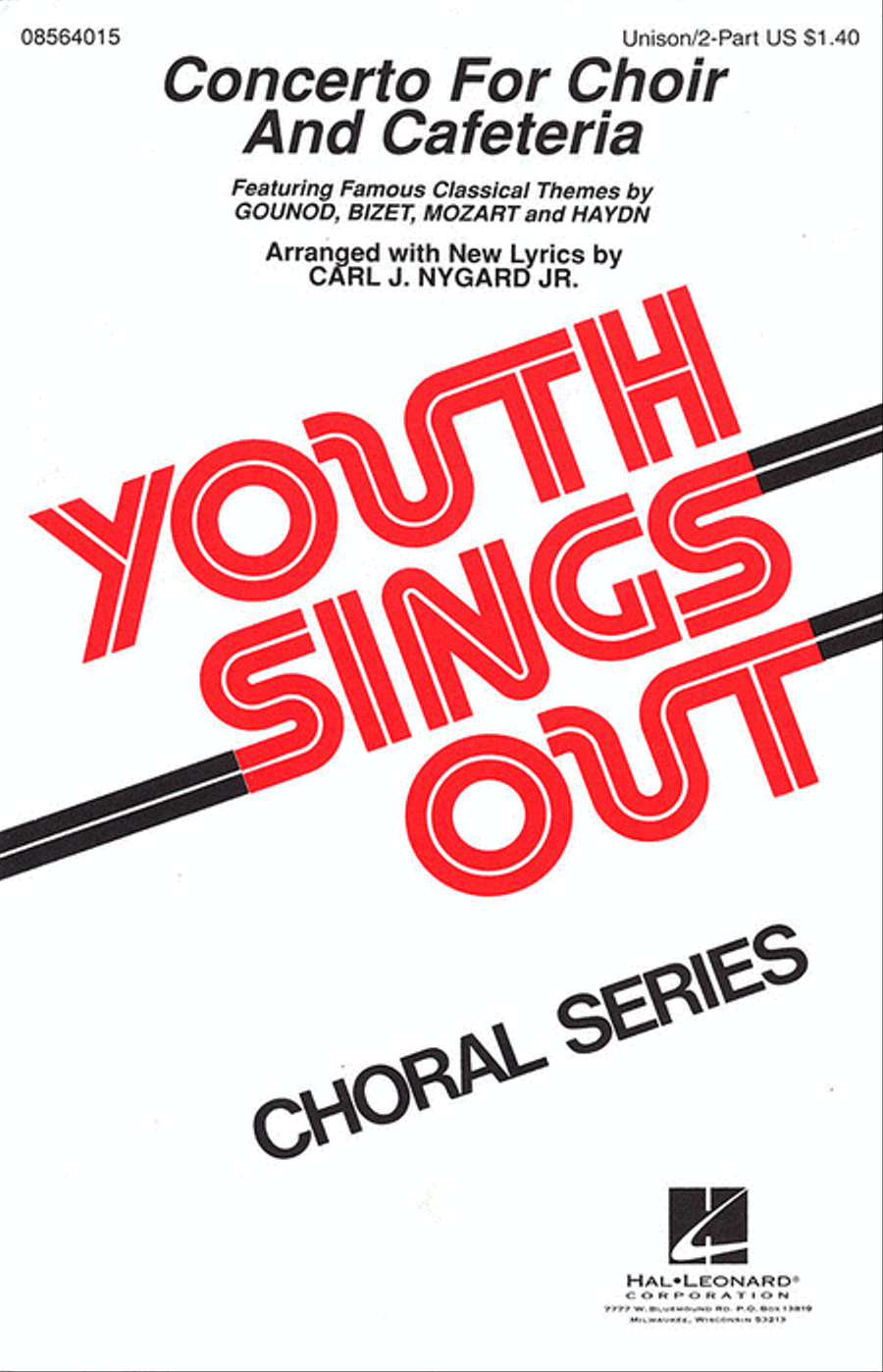 Concerto for Choir and Cafeteria (Collection) Unison Choir scores gallery preview page 1