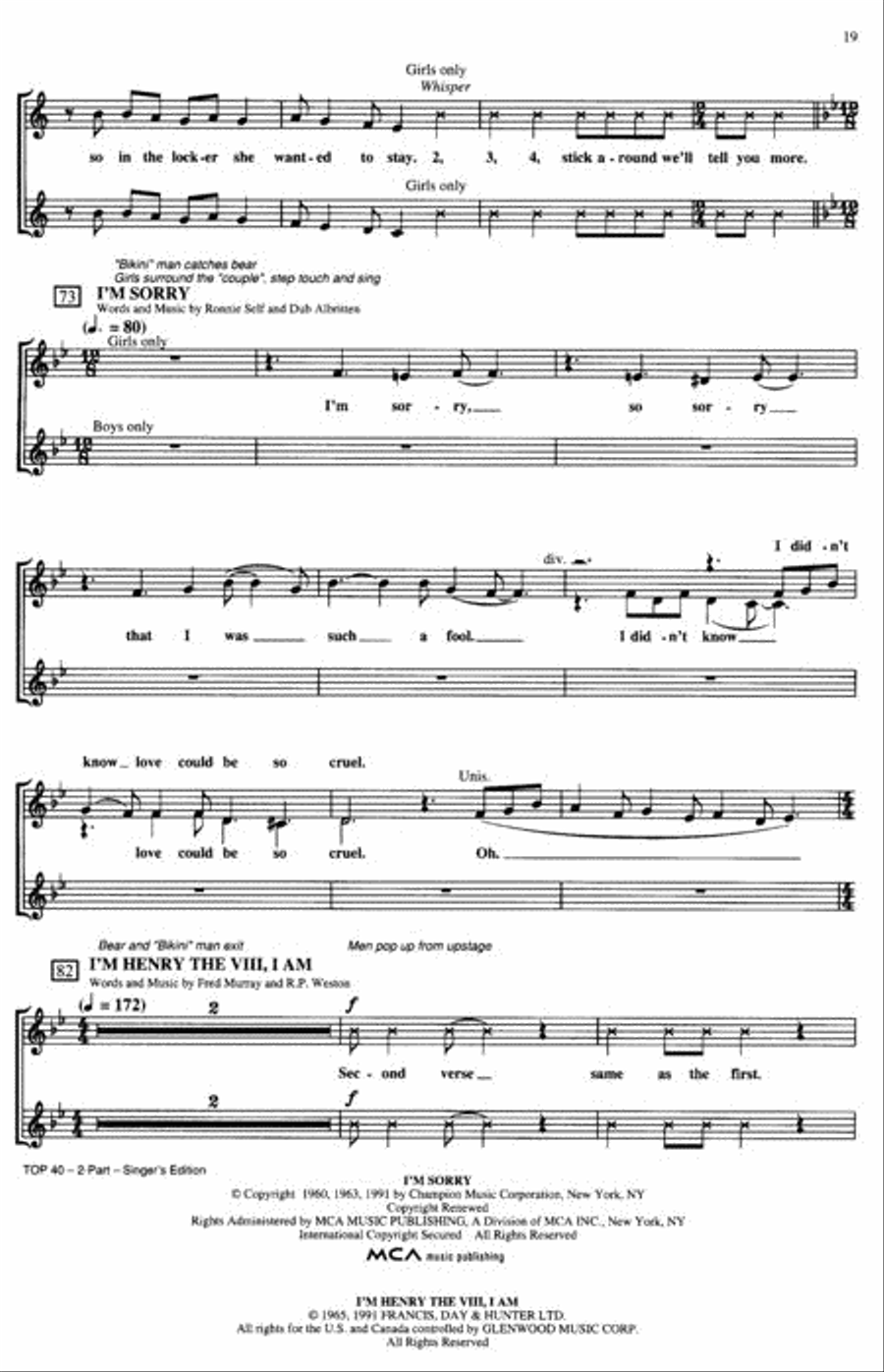 Top 40 (Feature Medley) Top 40 (Feature Medley) 2-Part scores gallery preview page 3