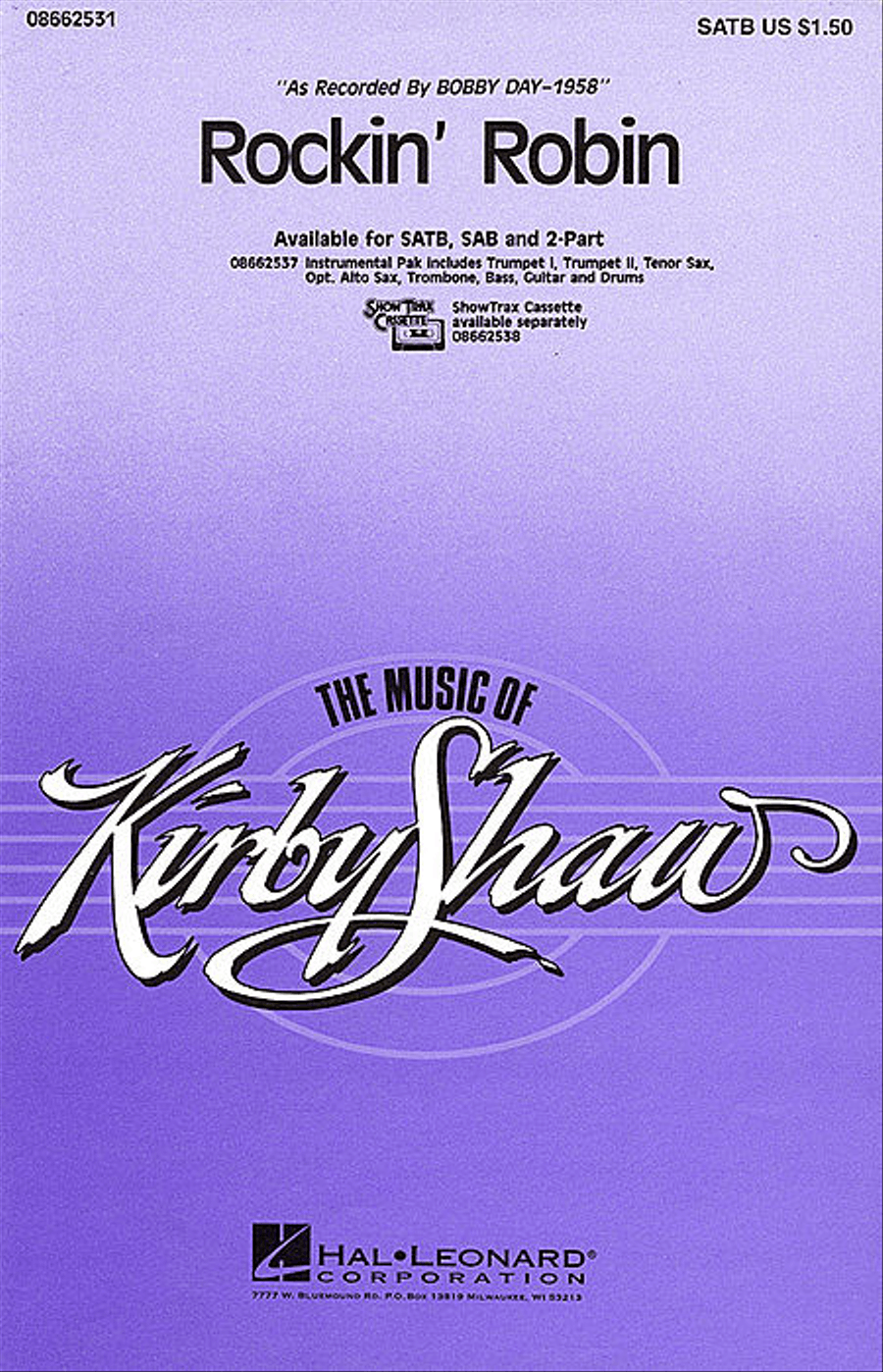 Rockin' Robin Rockin' Robin 3-Part scores gallery preview page 1