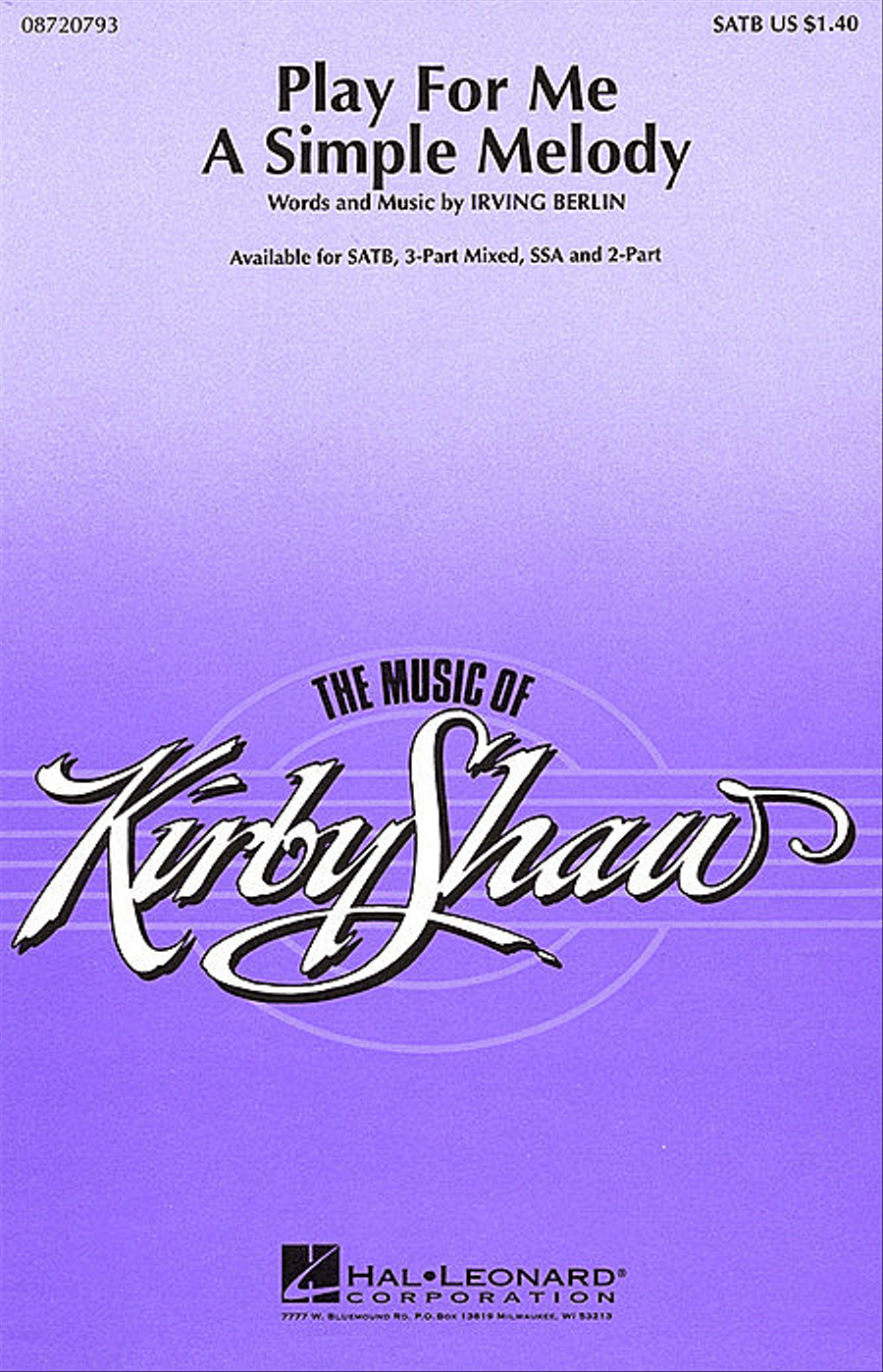 Play for Me a Simple Melody SSA scores gallery preview page 1