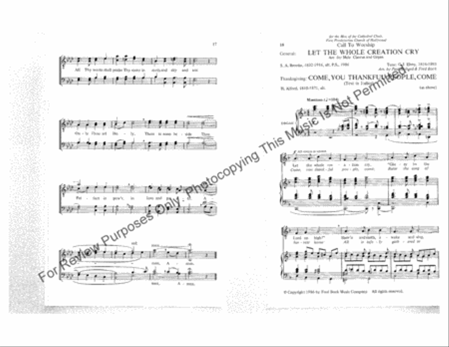 The Light of the World (Collection) TTBB scores gallery preview page 8