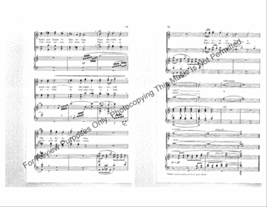 The Light of the World (Collection) TTBB scores gallery preview page 10
