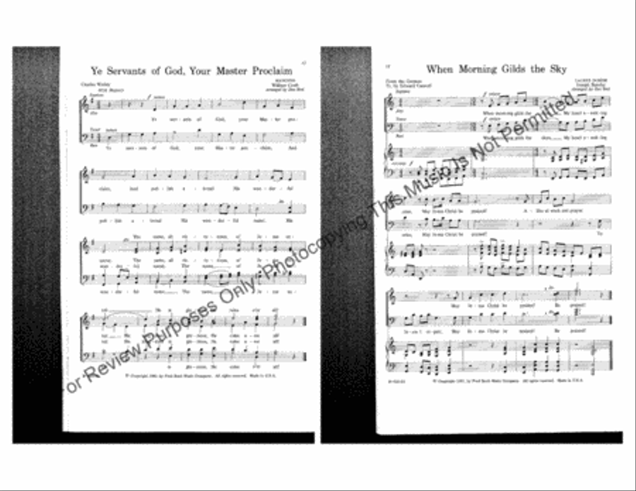 Choral Fanfares – Vol. 1 (Collection) 4-Part scores gallery preview page 4