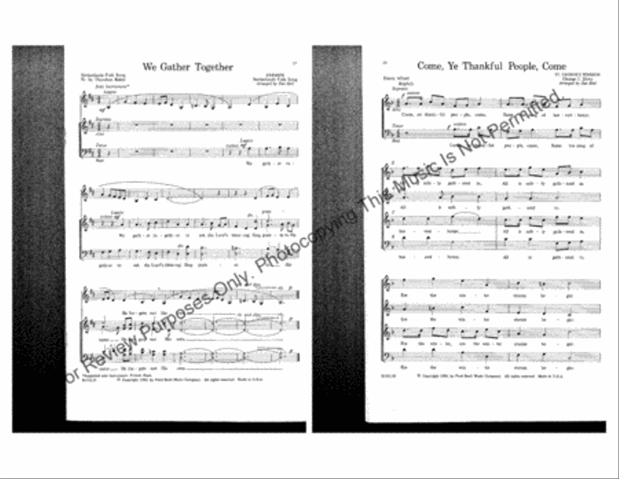 Choral Fanfares – Vol. 1 (Collection) 4-Part scores gallery preview page 7