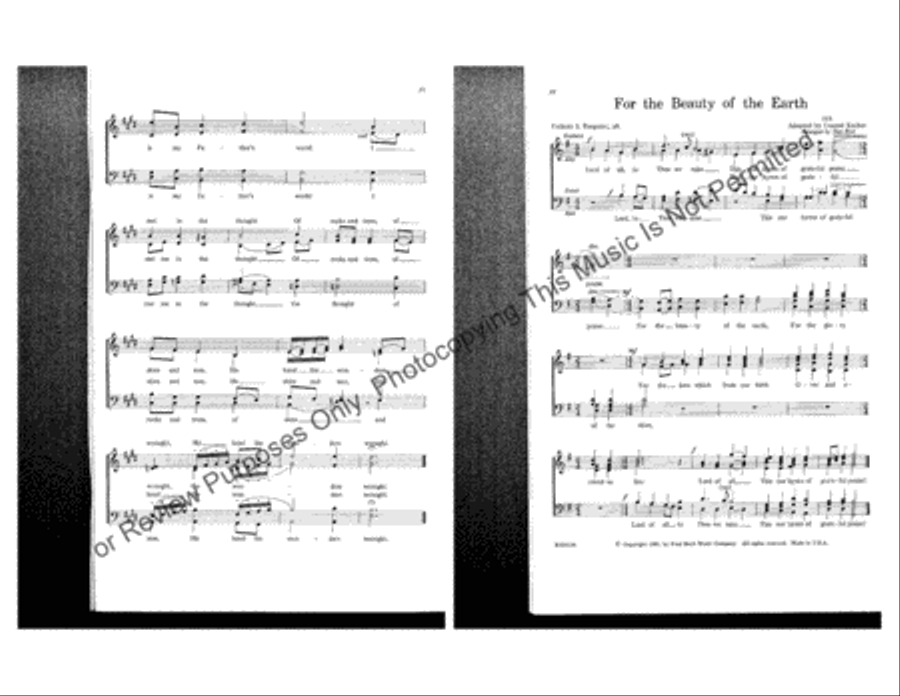 Choral Fanfares – Vol. 1 (Collection) 4-Part scores gallery preview page 9