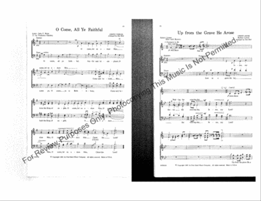 Choral Fanfares – Vol. 1 (Collection) 4-Part scores gallery preview page 10