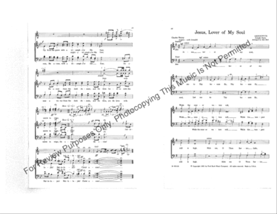 Choral Fanfares – Vol. 1 (Collection) 4-Part scores gallery preview page 11