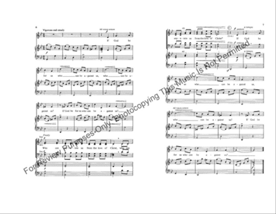 If God Be for Us If God Be for Us 4-Part scores gallery preview page 4