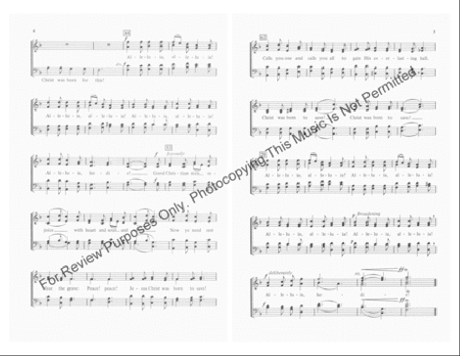 Good Christian Men, Rejoice 4-Part scores gallery preview page 3