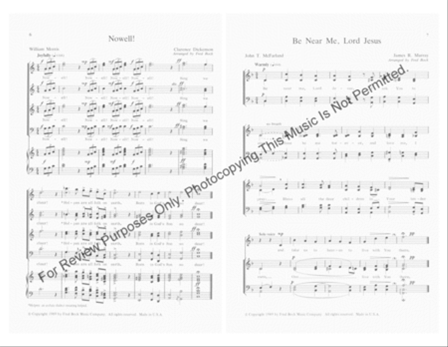 Choral Accents – Vol. 2 (Collection) 4-Part scores gallery preview page 4