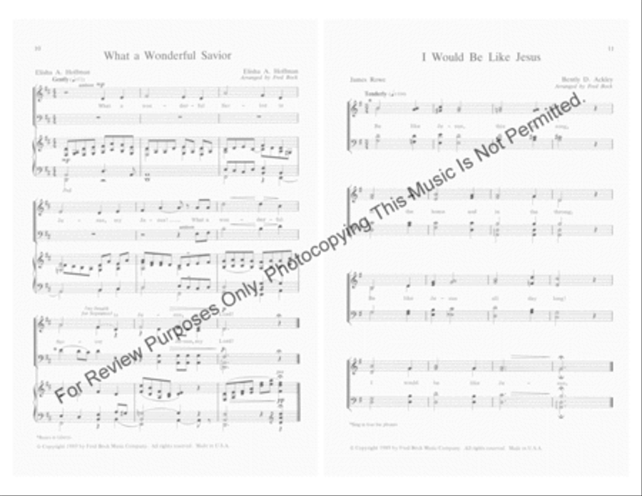 Choral Accents – Vol. 2 (Collection) 4-Part scores gallery preview page 6