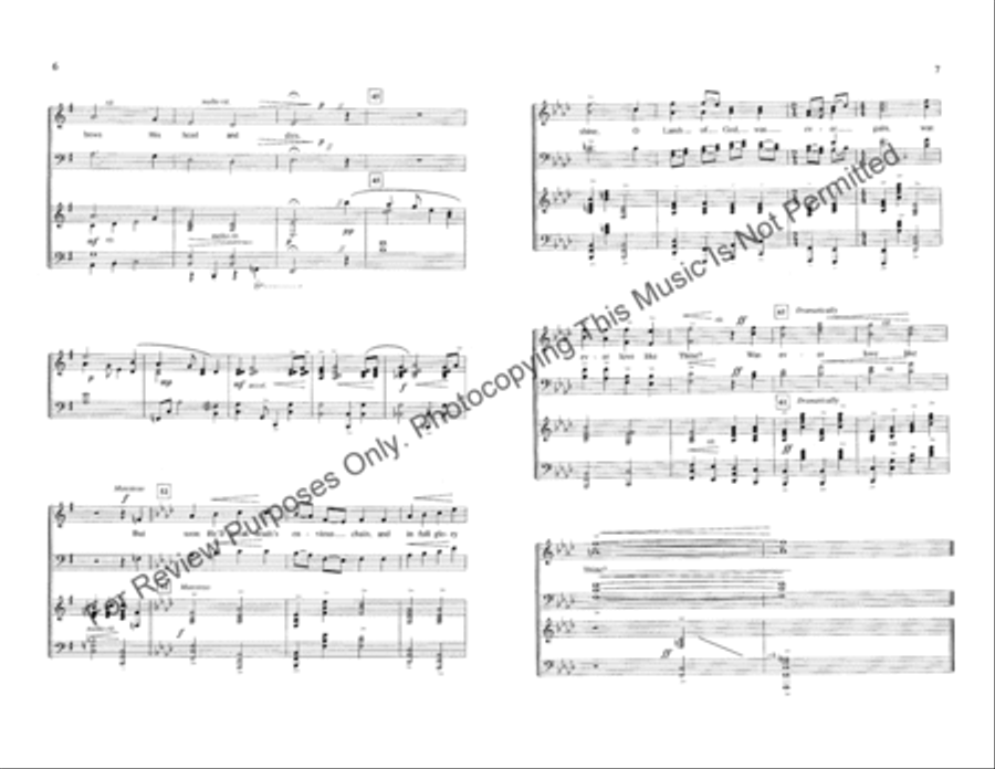 Behold the Savior Behold the Savior 4-Part scores gallery preview page 4