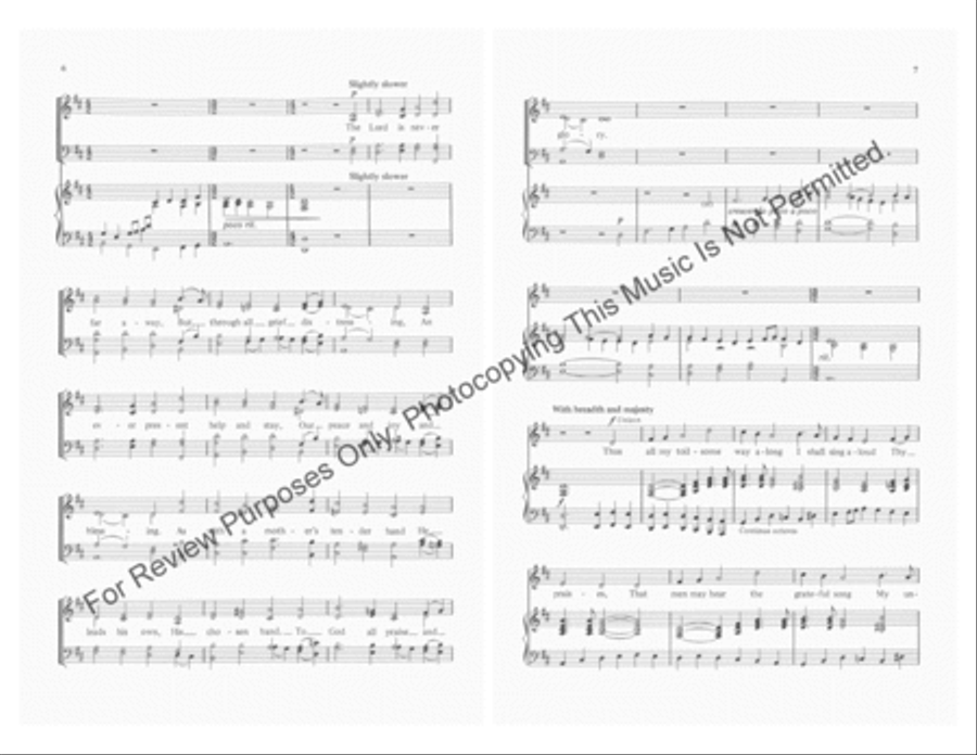 Sing Praise to God Sing Praise to God 4-Part scores gallery preview page 4