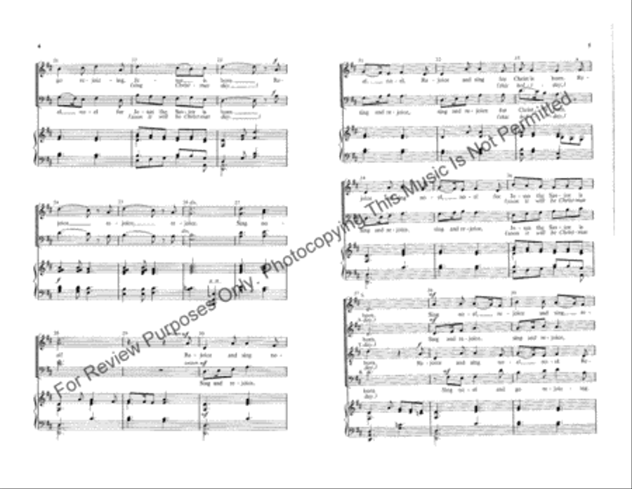 Rejoice and Sing Noel! Rejoice and Sing Noel! 4-Part scores gallery preview page 3