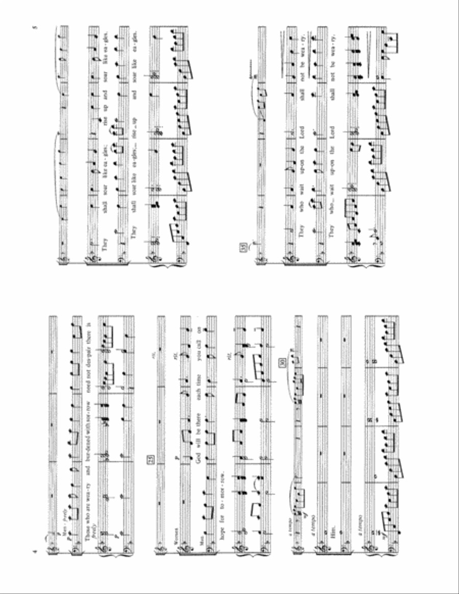 They Shall Soar Like Eagles 3-Part scores gallery preview page 3