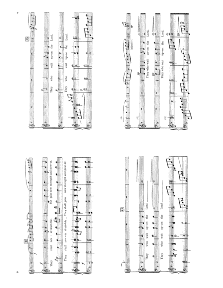 They Shall Soar Like Eagles 3-Part scores gallery preview page 4