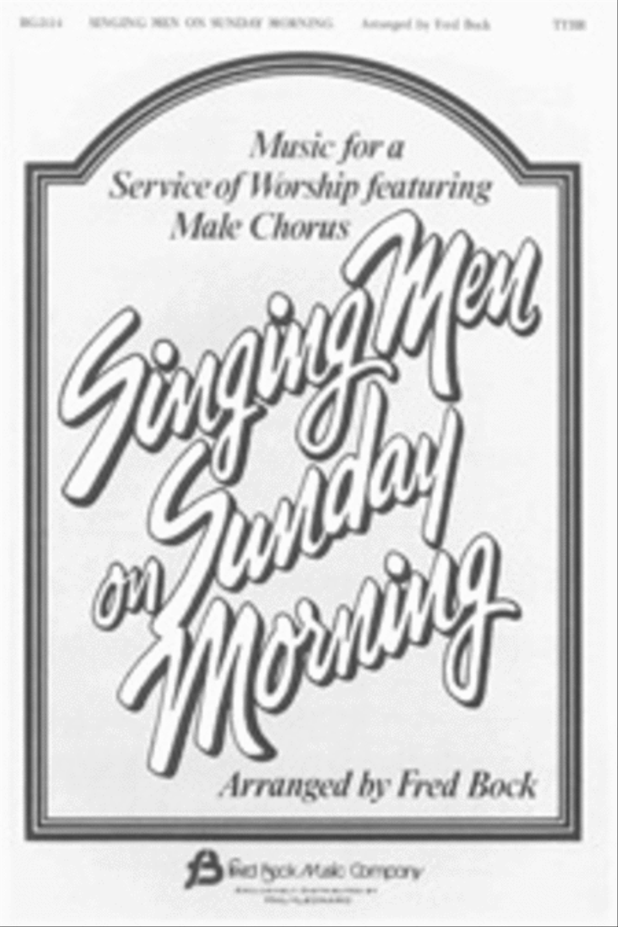 Singing Men on Sunday Morning #1 (Collection) TTBB scores gallery preview page 1