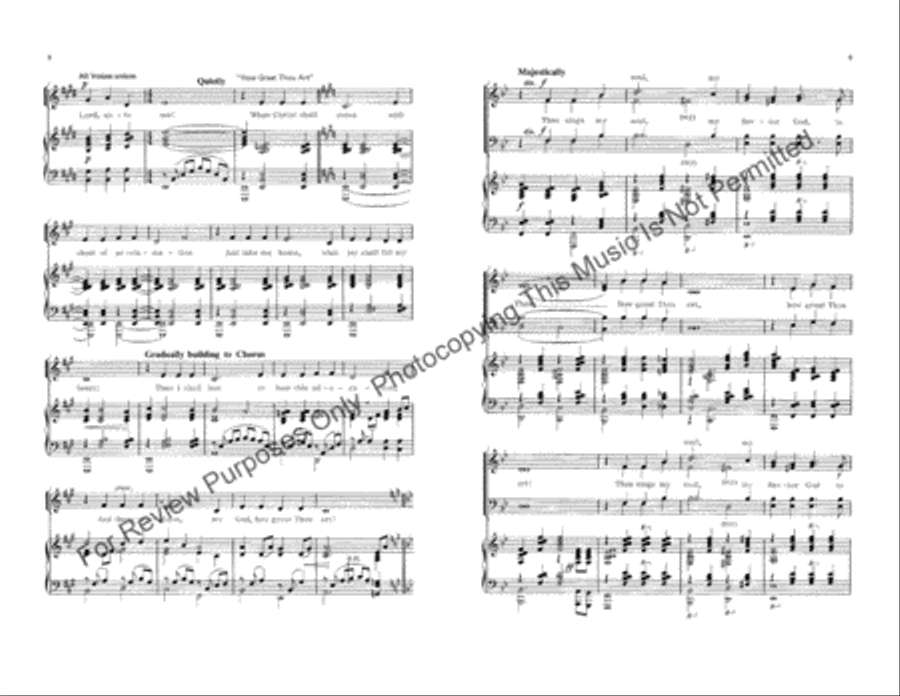 The Greatness of God (Medley) 4-Part scores gallery preview page 5