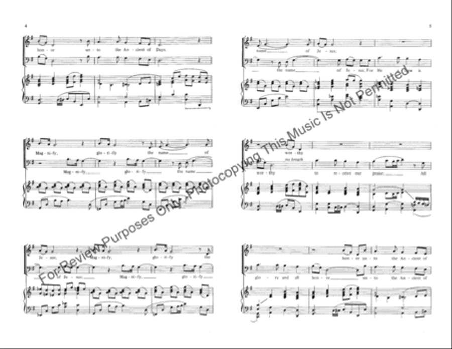 Magnify, Glorify Magnify, Glorify 4-Part scores gallery preview page 3