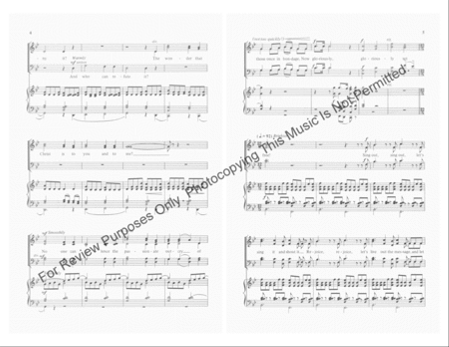 Sing Out, Sing Out! Sing Out, Sing Out! 4-Part scores gallery preview page 3
