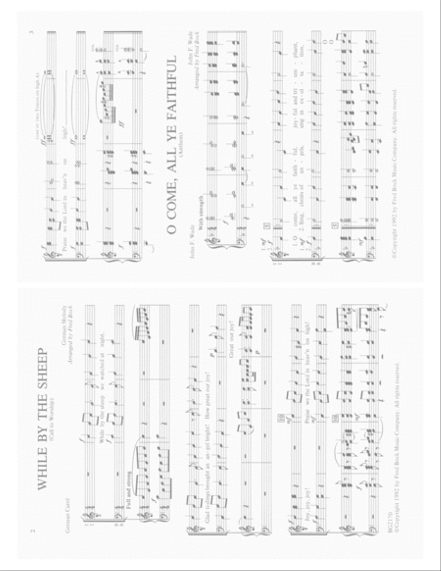Singing Men at Christmas (Collection) TTBB scores gallery preview page 2