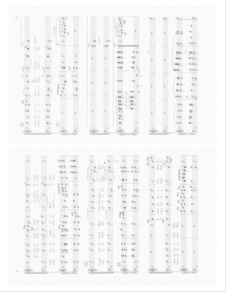 Singing Men at Christmas (Collection) TTBB scores gallery preview page 3