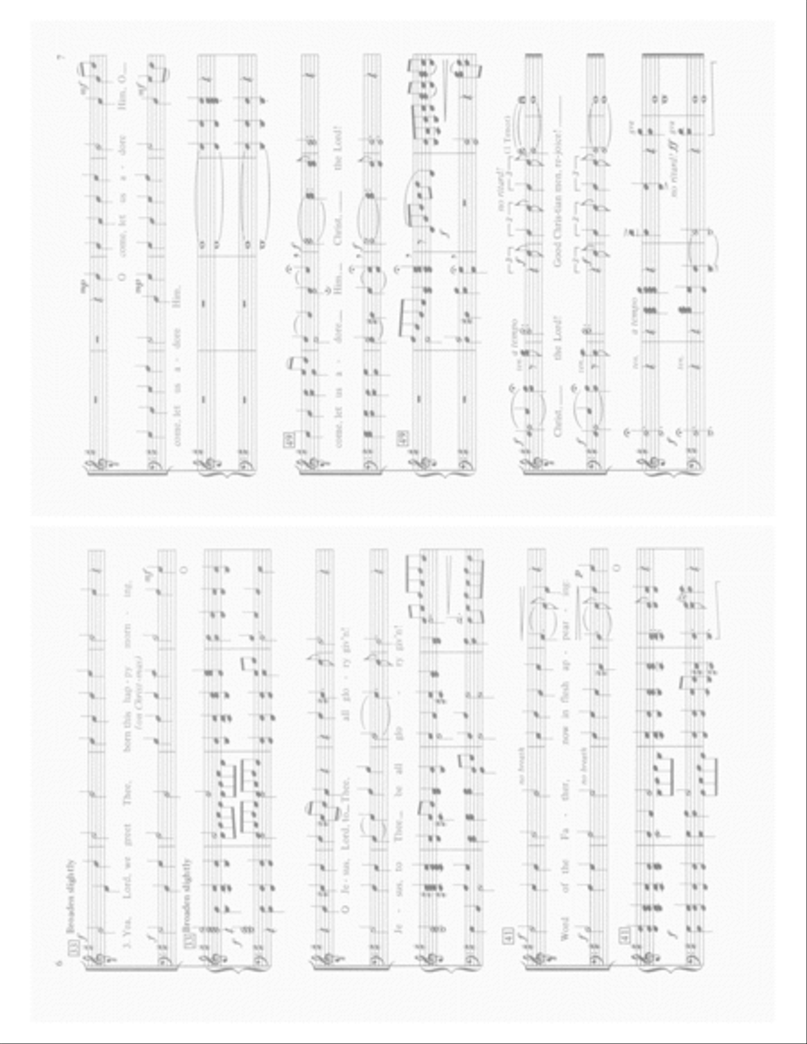 Singing Men at Christmas (Collection) TTBB scores gallery preview page 4