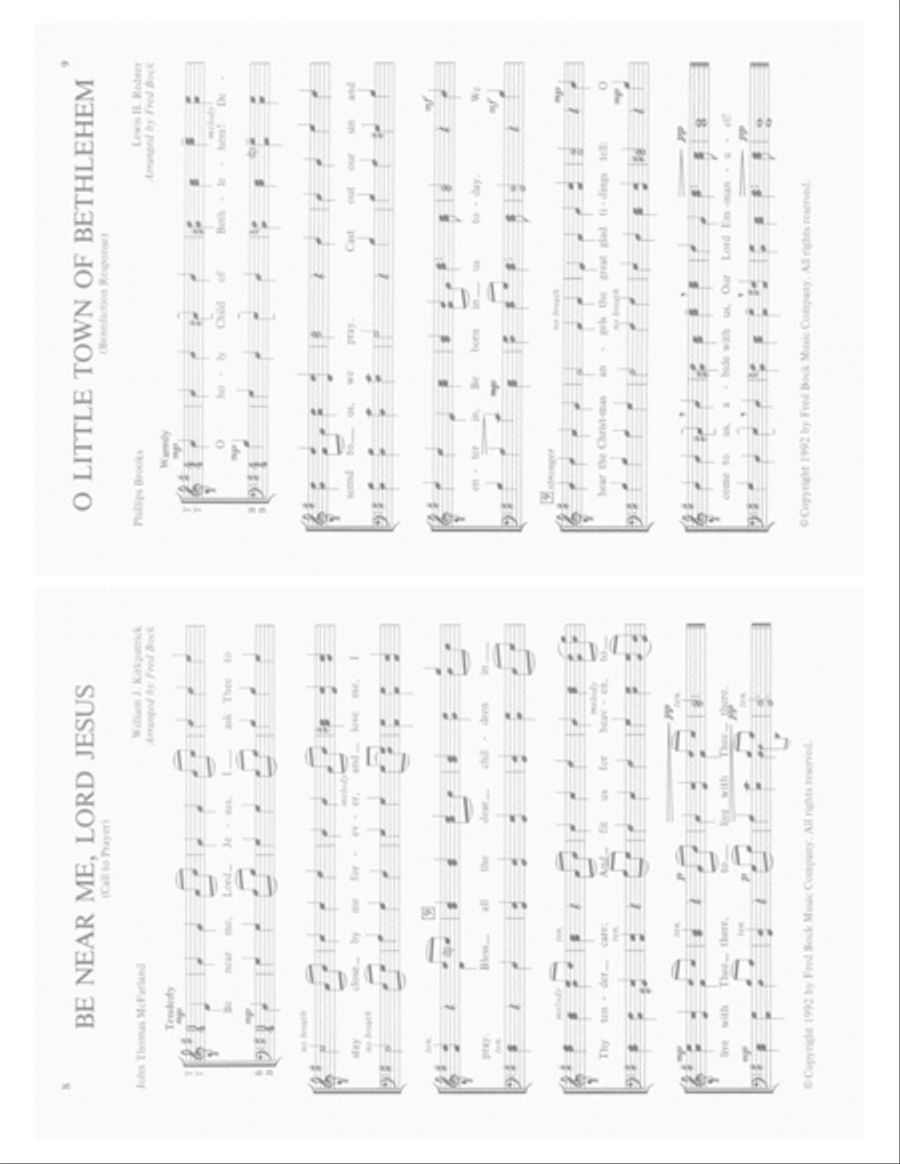 Singing Men at Christmas (Collection) TTBB scores gallery preview page 5
