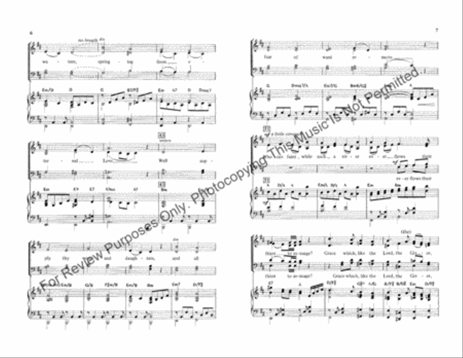 Glorious Things of Thee Are Spoken 4-Part scores gallery preview page 4