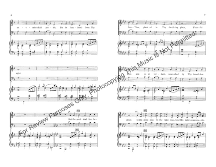It Is Good to Sing Thy Praises 3-Part scores gallery preview page 4