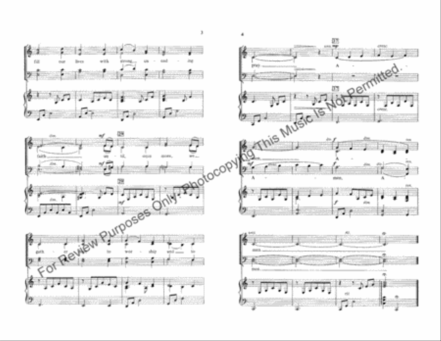 A Parting Prayer A Parting Prayer 4-Part scores gallery preview page 3