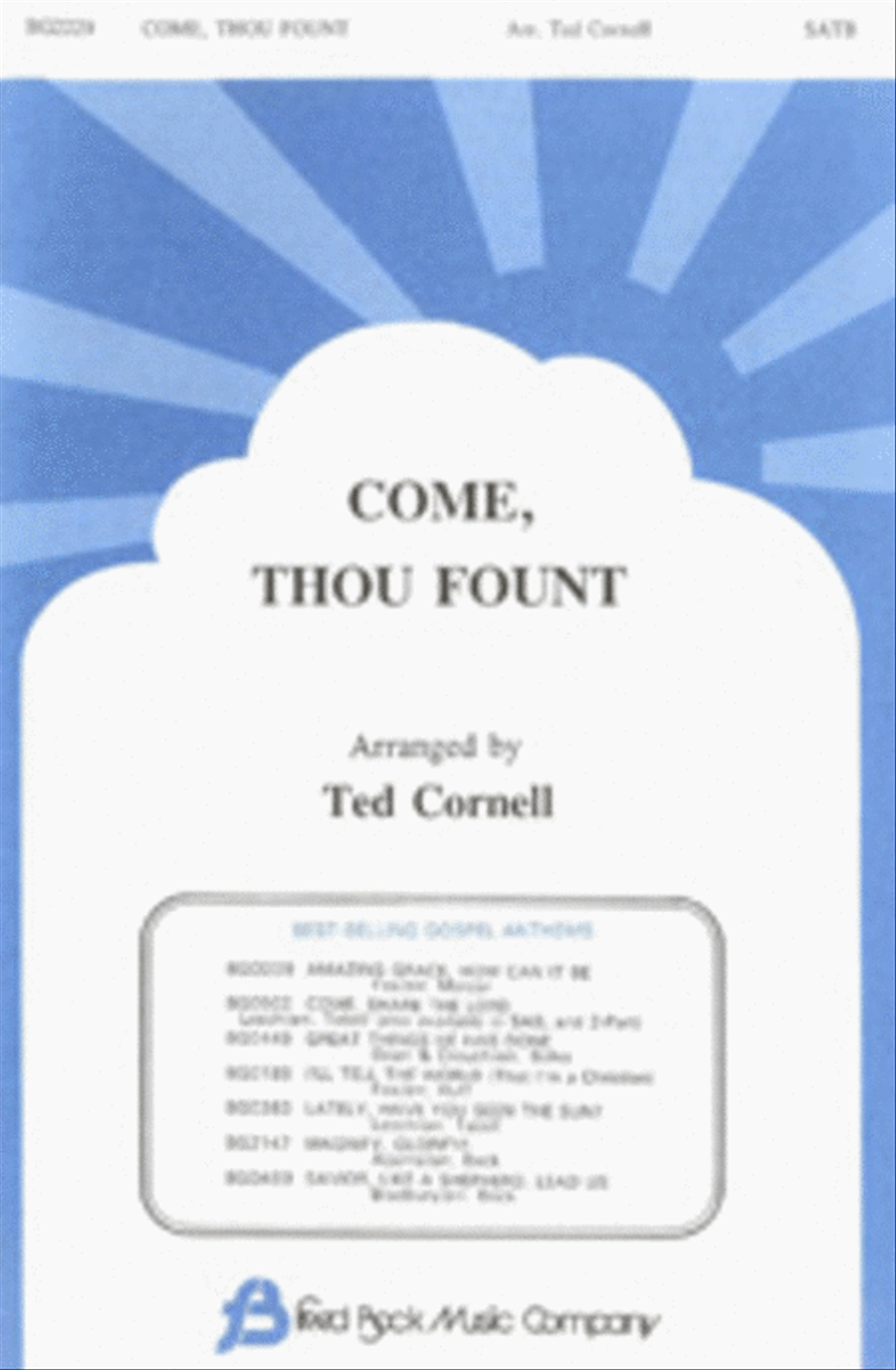 Come, Thou Fount Come, Thou Fount 4-Part scores gallery preview page 1