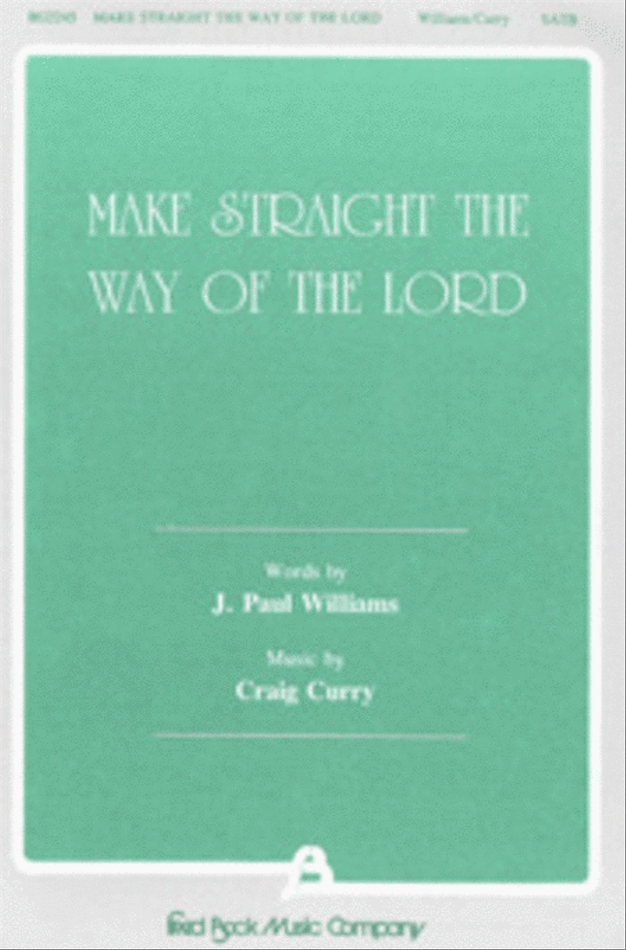 Make Straight the Way of the Lord 4-Part scores gallery preview page 1