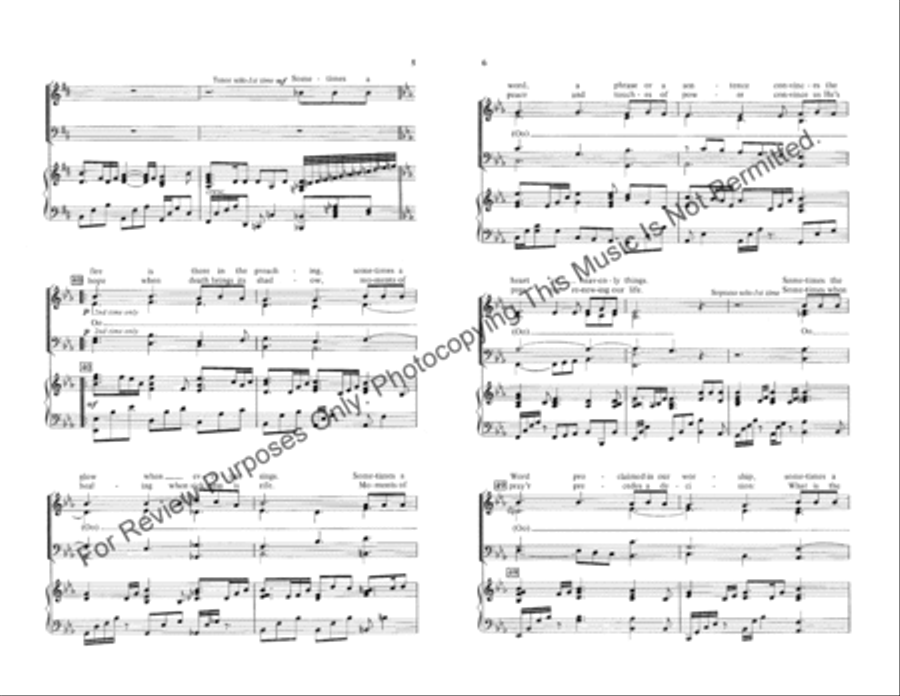 Glimpses of Glory Glimpses of Glory 4-Part scores gallery preview page 4