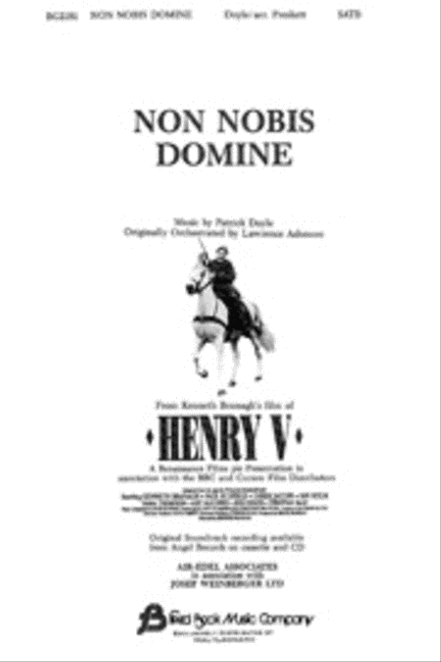 Non Nobis Domine Non Nobis Domine TTBB scores gallery preview page 1