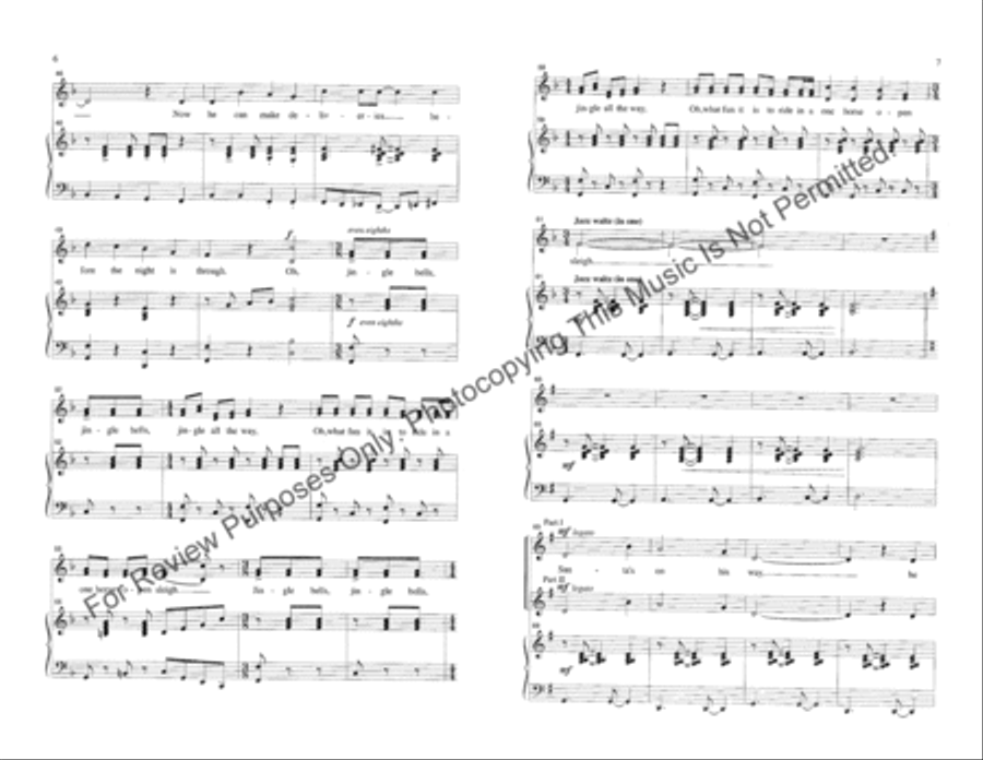 Santa's on His Way Santa's on His Way 2-Part scores gallery preview page 4