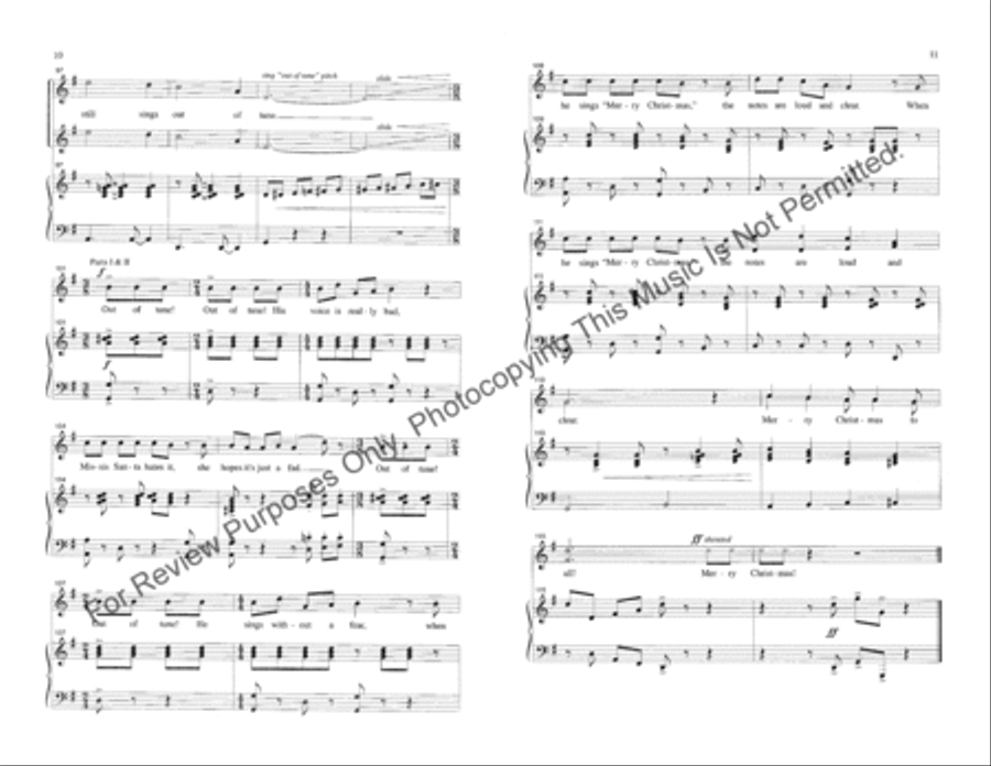 Santa's on His Way Santa's on His Way 2-Part scores gallery preview page 6